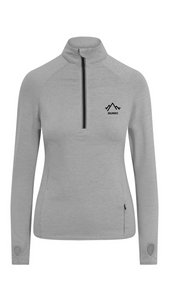 Womens Active 1/2 Zip Top - French Navy